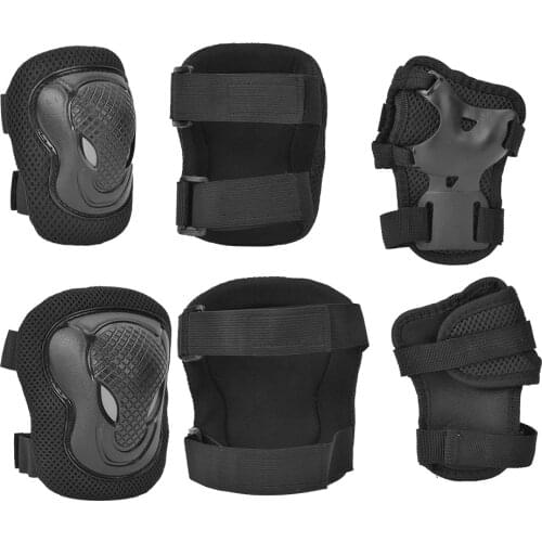 Protectors Thickened Roller Skate Protection Gear Sports Set Knee Pads + Elbow Pads + Gloves for Adult Support