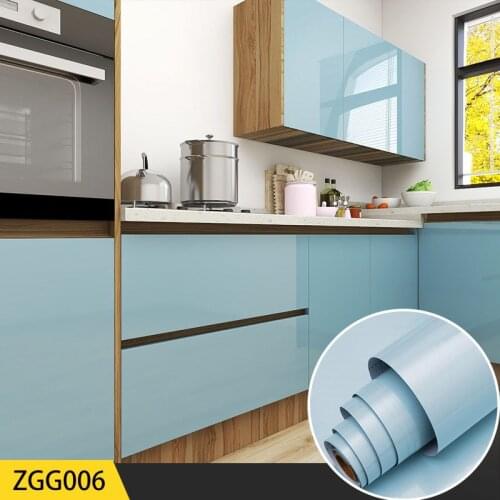 Pearl White DIY Decorative Film PVC Self Adhesive Wall Paper Furniture Renovation Stickers Kitchen Cabinet Waterproof Wallpapers