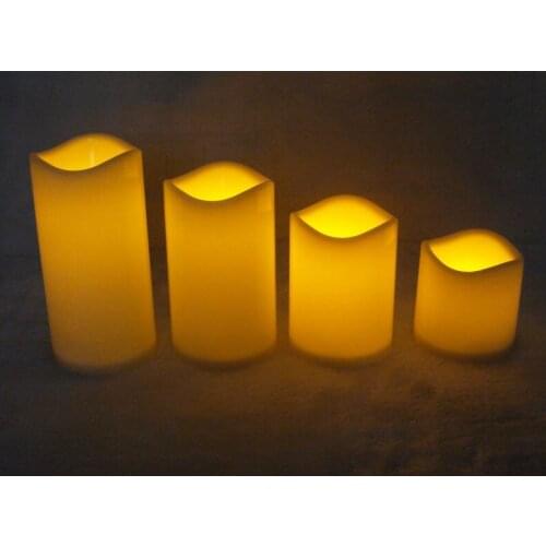 1pcs Battery operated led candle made by paraffin wax candle lamp for Christmas decorative,wedding decoration,Halloween