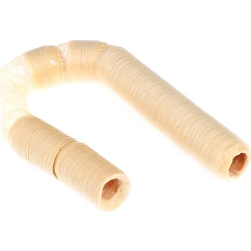 Natural Collagen Sausage Casings Skins Long Small Breakfast Sausages Tools 14m * 17mm