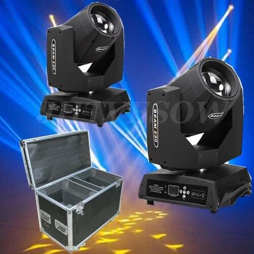2 lights+1 case 7r sharpy beam moving head light 230w stage light moving head,disco light,club lighitng,night party lights