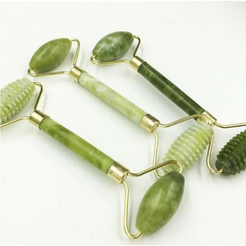 200pcs Green Roller Massager Eye Neck Health Care Thin Face Beauty Skin Care Tools brushes