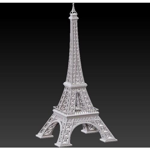 Eiffel Tower 3d model for cnc or 3d printer in STL file format