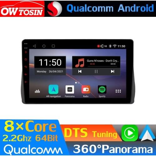 Qualcomm 8Core Android Car Media For Toyota Wish AE20 2009-2017 GPS 360 Panoramic Radio CarPlay HIFI 4G LTE WiFi Optical HDMI