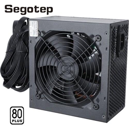 Segotep Power Supply For PC 550W Source 80 Plus Non-Modualar ATX Power Supply PMW Computer Power Source 120mm Cooler Master