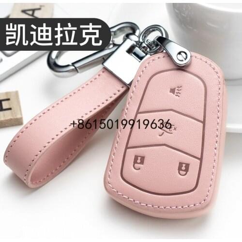 Key case for Cadillac xts xt5 ats srx atsl ct6 xt4 Smart Key Keyless Remote Entry Fob Case Key Chain