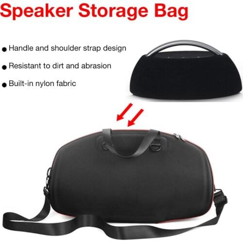 Speaker Storage Bag Travel Protection Carrying Case Portable Bluetooth Speaker Pouch Suitable for Harman Kardon GO and PLAY