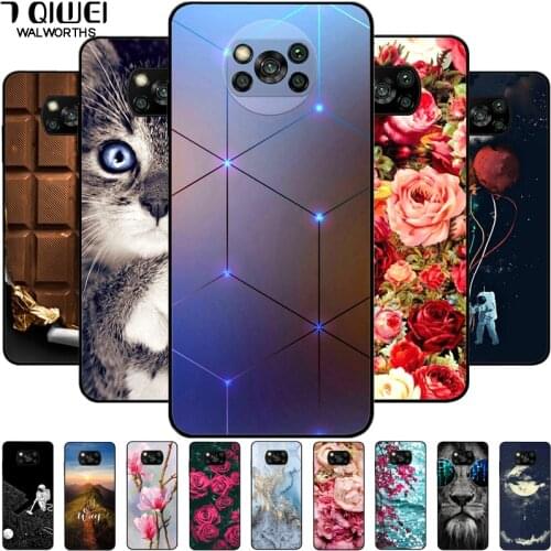 For Xiaomi Poco X3 NFC Case Phone Cover Silicone Soft Back Cases for Poco M3 / Poco X3 NFC Case TPU Bumper for Poco X 3 NFC