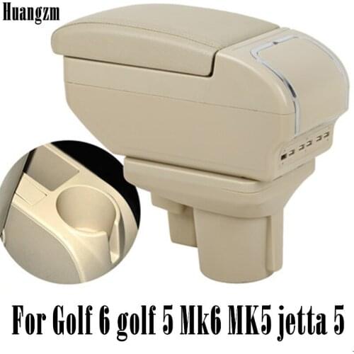 For VW Golf 6 golf 5 Mk6 MK5 jetta 5 Armrest Box 9 USB
