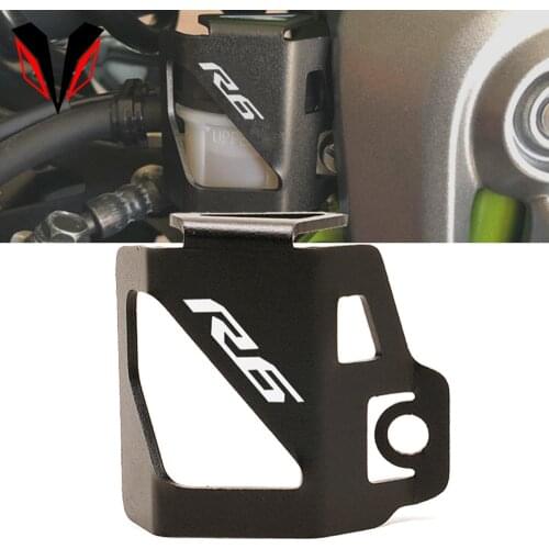 For Yamaha yzf r6 YZF-R6 2000-2021 2020 Motorcycle Rear Brake Fluid Cylinder Protector CNC High Quality Oil Cap Cover