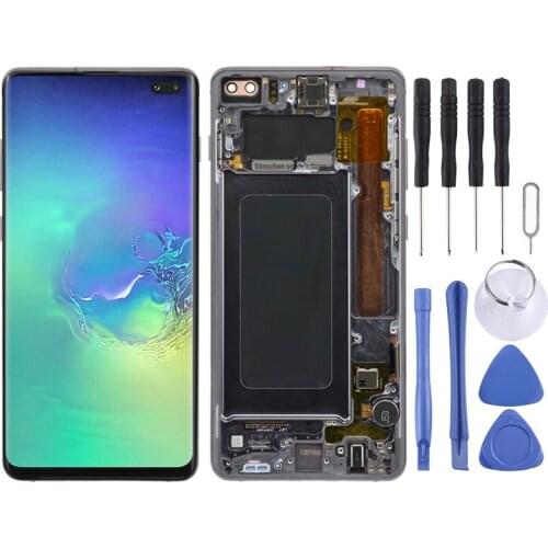 IPartsBuy LCD Screen and Digitizer Full Assembly with Frame for Galaxy S10