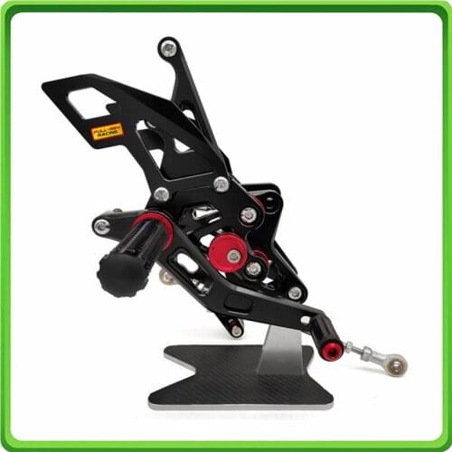 Rearsets rear set footrest foot rest pegs pedal for Suzuki Hayabusa GSX1300R 1999-2000-2001-2002-2003-2004-2005-2006-2007 Black