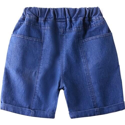 2018 summer cotton Children Denim shorts boys girl kids Harem Five sub pants loose army kids clothes toddler clothing wholesale