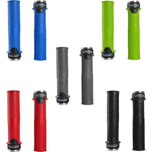 WAKE Bike Handlebar Grips Comfortable Locking Handlebars Grip Bike Grips for MTB BMX