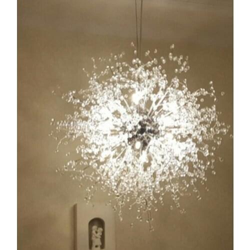 Modern Chandelier Chrome Golden vanity suspension Crystal Chandelier Hanging G4 LED Lighting lustre for Living Room