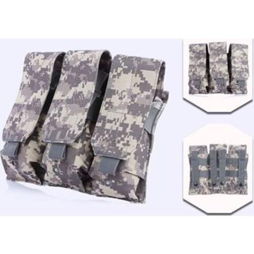 Molle Triple M4 AR15 G36 Magazine Pouch Outdoor Tactical Military Tool Bag