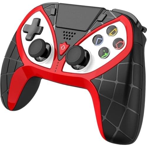LED Indicator Wireless Bluetooth Pro Game Controller Gamepad & Macroprogramming 6-Axis for PS4/PS3 Console Android iOS Phone PC