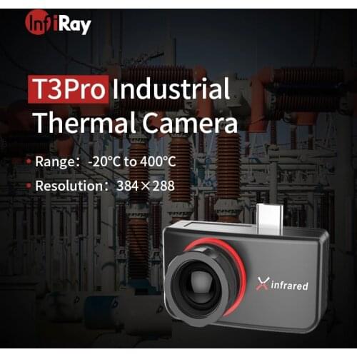 InfiRay T3pro Professional Grade Thermal Imaging Camera for Smart phones Portable Infrared Imager for Android Type C
