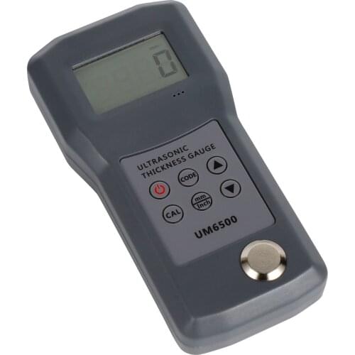 UM6500 Ultrasonic Thickness Gauge Meter Tester 1.0-245mm,0.05-8inch (in Steel) 0.1mm