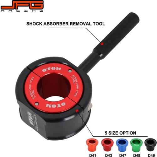 Motorcycle CNC Universal Shock Absorber Removal Fork Vise Tools Repair Clamp Wrench For KTM YAMAHA HONDA KAWASAKI SUZUKI