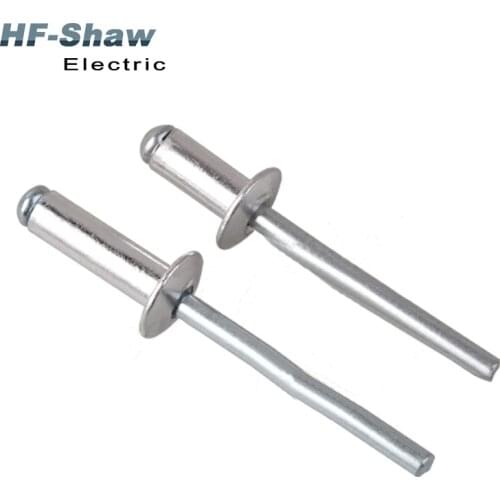 20/50/100pcs M2.4 M3.2 M4 M5 Aluminium Mushroon Head Break Mandrel Blind Rivets Nail Pop Rivets For Furniture Car Aircraft