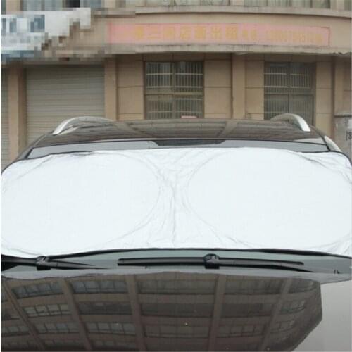 UV Protect Car Window Film Hot Auto Visor Windshield Windscreen Sun Block Cover Folding Jumbo Front Rear Car Window Sun Shade