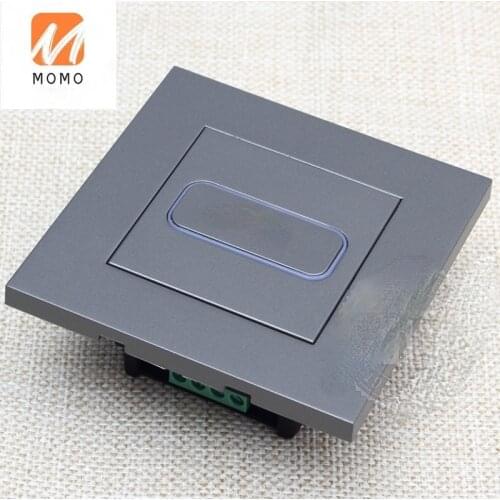 1-4 Gang LED Reset buttons 12V DC RS485 Modbus Gray Plastic Finish wall switches