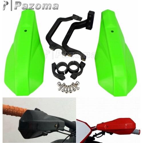 1 Pair 22mm 7/8" Hand Guards Polaris ATV Dirt Bike Handguard Protector Green for Kawasaki Yamaha Suzuki Honda Ducati ATV