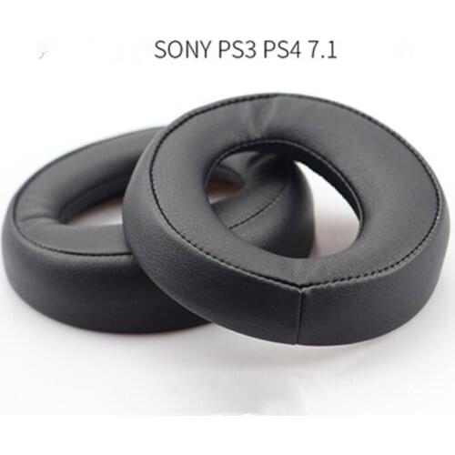 Replacement Earpads Ear Pads Cushion Ultra-soft Protein Skin for Sony PlayStation PS4 7.1 Gold Wireless Stereo Headphone