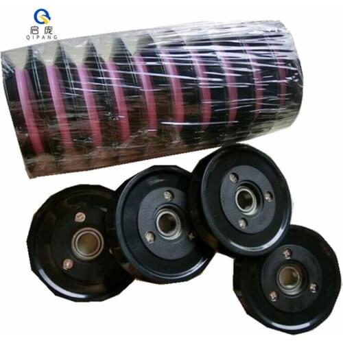 1006 Combined Guide Wheel Wire Winding Machine 6x13mm Ceramic Guiding Roller Textile Pay-Off Rack Electrical Cable