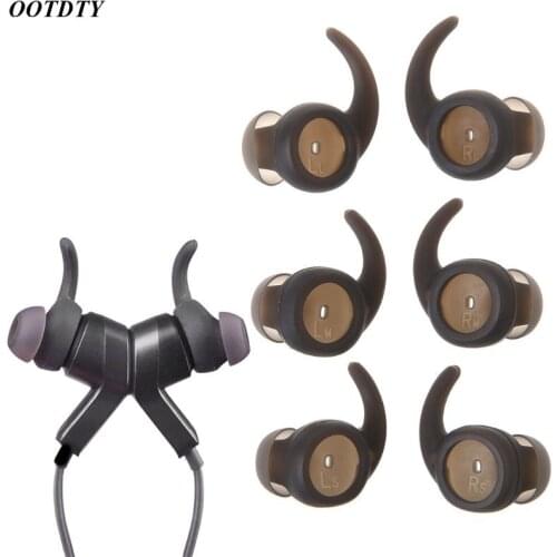 3Pairs/Set S/M/L Silicone Earbuds Tips Ear Hook Earphone Case In Ear Soft Silicone Cover for Huawei Sport Bluetooth Headset AM60