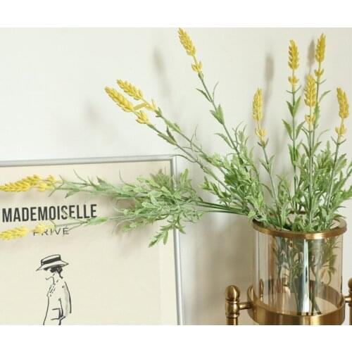 5Pcs DIY Craft Gift Bride Wreath Scrapbooking fake flowers Lavender Artificial Flowers wedding decoration for home garden decor