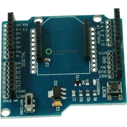 Bluetooth XBee Shield V03 Wireless Control Module for XBee ZigBee Board for Arduino Serial Adapter Module FT232RL IC 3.3V 5V IO