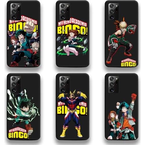 My Hero Academia Phone Case For Samsung Galaxy Note20 ultra 7 8 9 10 Plus lite M51 M21 M31 J8 2018 Prime