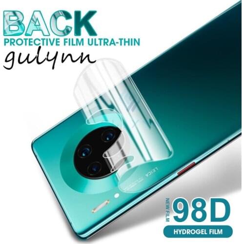 98D Back Real Soft Hydrogel Film For Huawei P30 Lite P20 Mate 30 Pro 30Pro Screen Protector For Huawei Honor 30 9X 20 10 i Cover