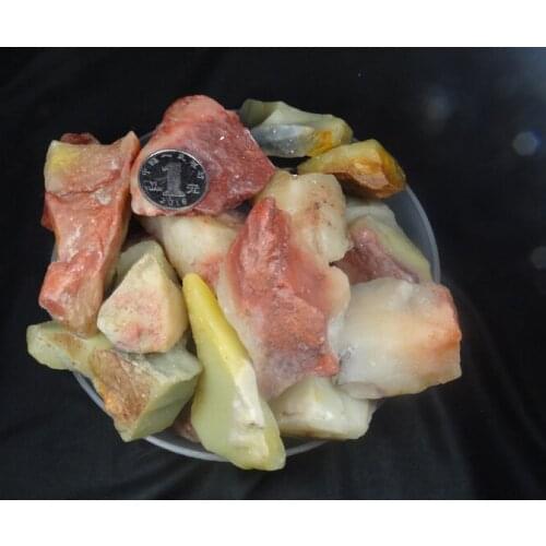 Chinese Traditional Seal Stone Carved Stone Shoushan Stone Pyrophyllite Cottonrose Hibiscus Stone Fish Tank Decoration Stone