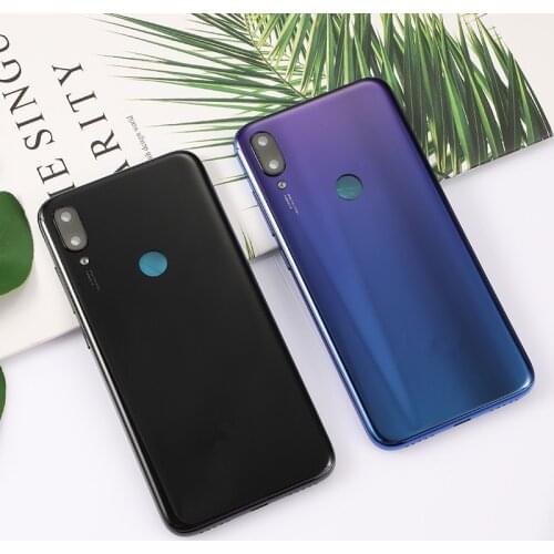 MiPlay 100% Rear Housing For Xiaomi Mi Play Plastic Back Door Repair Battery Cover Case + SIM Slot Buttons Camera Glass