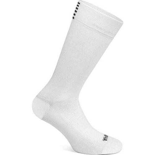 White Men Women Cycling Socks Outdoor Quick Dry Sports Socks Ride Compression Socks Fits Size 38-45