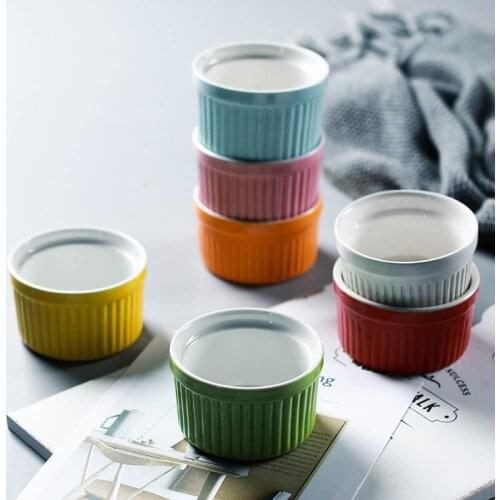 Pudding mould ceramic ice cream candy baking bowl dessert bowl yogurt bowl baking mould bowls