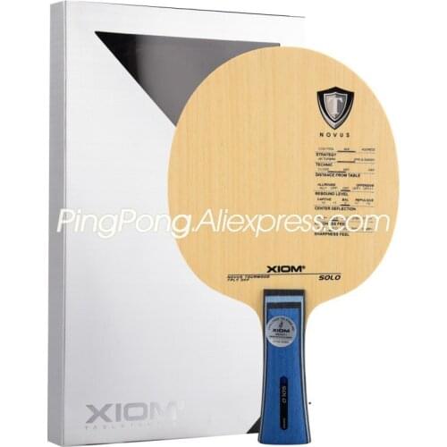XIOM SOLO Table Tennis Blade / Racket (7 Ply Wood Loop) Original XIOM Ping Pong Bat / Paddle