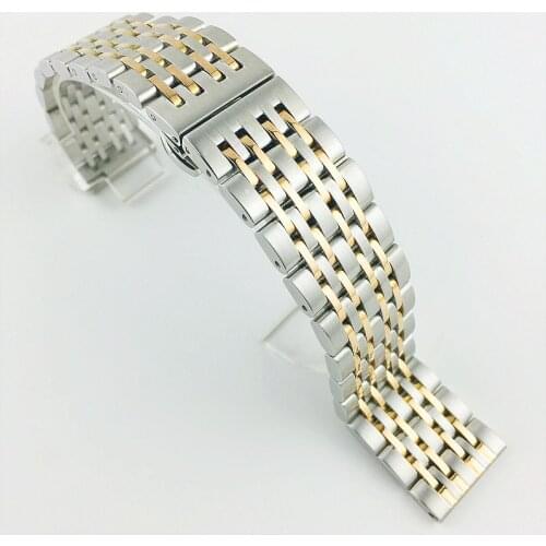 20mm 22mm Stainless Steel Watch Band Strap For Samsung Gear S2 S3 smart watch Link bracelet black for Samsung Gear S2 silver