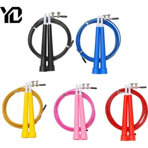 300CM Jump Rope Steel Wire Skipping Skip Adjustable Portable Fitness Equipment Boxing Exercise Workout Training At Home
