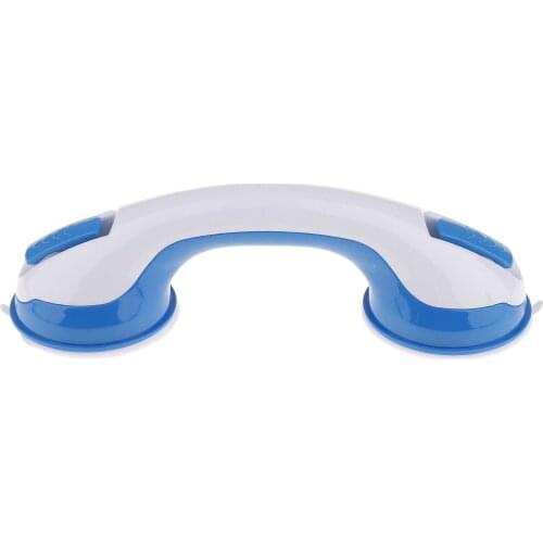 Heavy Duty Bathroom Shower Toilet Room Suction Cup Safety Grip Grab Bar Handrail Handle Support - Black/ Gray/ Blue