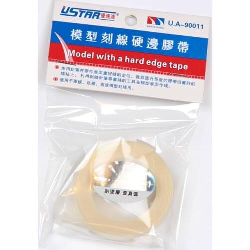 U-STAR model Engraved lines Transformation Draw lines Hard edge tape 9mm*3 meters long