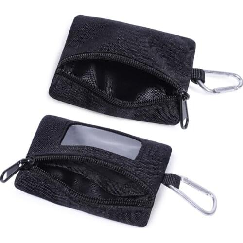 Outdoor Molle Card Pouch Wallet Waterproof Portable Travel Zipper Waist Bag for Camping Hiking Hunting Military Pouch