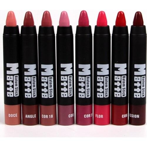 Waterproof Matte Lip Balm Batom Pencil Ladies Sexy Lip Balm Moisturizer Bare Lip Gloss Lip Make-up Cosmetic Tools