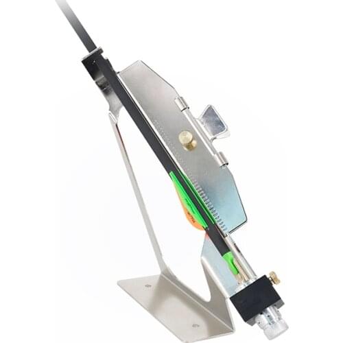 High-Quanlity Fletching Jig Silver Archery Arrows Feather Stick Tool Adjustable Fletching Jig Stick Bonding