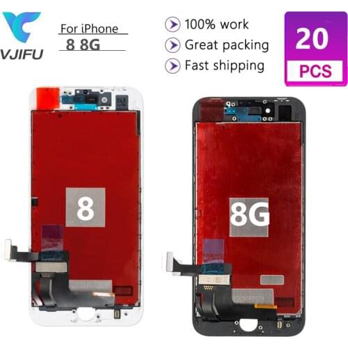 Factory Price 20 PCS OEM Lcd Display For iPhone 8 LCD Screen Replacement Part 3D Touch Digitizer Assembly 100% Test DHL Shipping