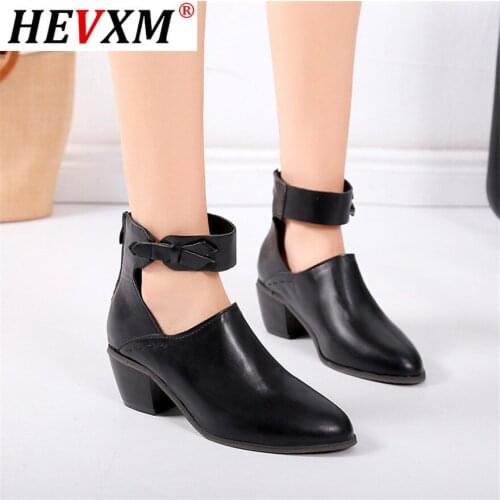 2021 New Chic Summer Women Shoes Retro Back Zipper Ankle Boots Female PU Leather Sexy Hollow High Heel Casual Botas Plus Size 43