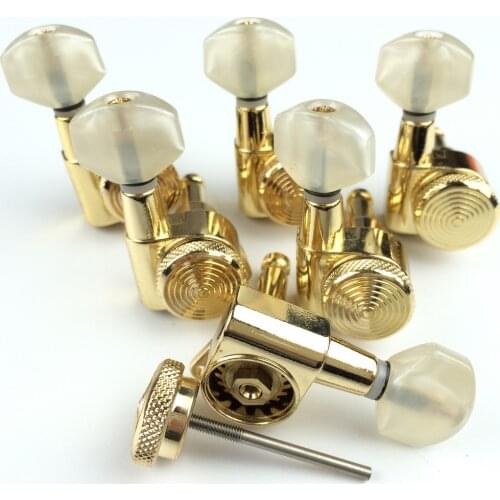 Gold Guitar Locking Tuners Electric Guitar Machine Heads Tuners JN-07SP Lock Tuning Pegs ( With packaging )